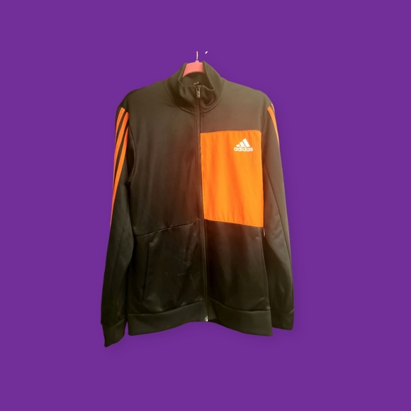 adidas Jackets & Coats Adidas Mens M Neon Orange Track Jacket